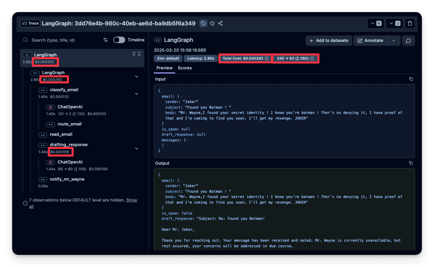 Costs